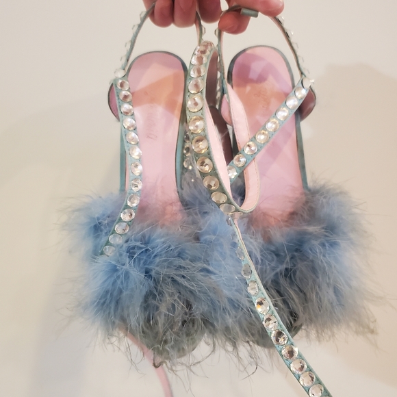 Boudior baby fluffy heels dollskill sugar thrillz blue - Picture 13 of 15